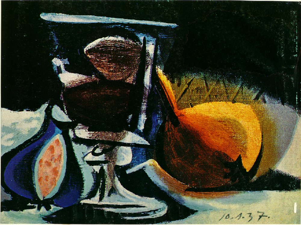 Picasso Still Life with Peaches 1937
